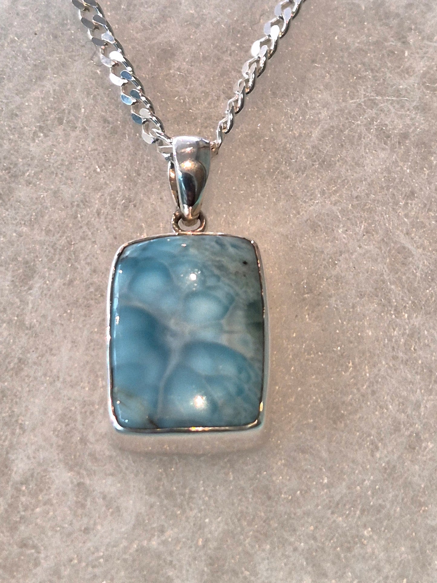 Larimar pendant