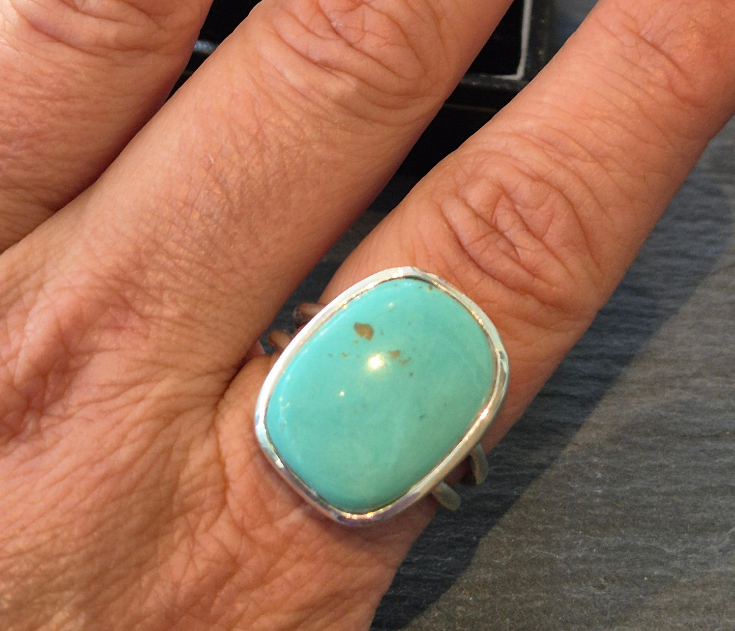 Turquoise statement ring