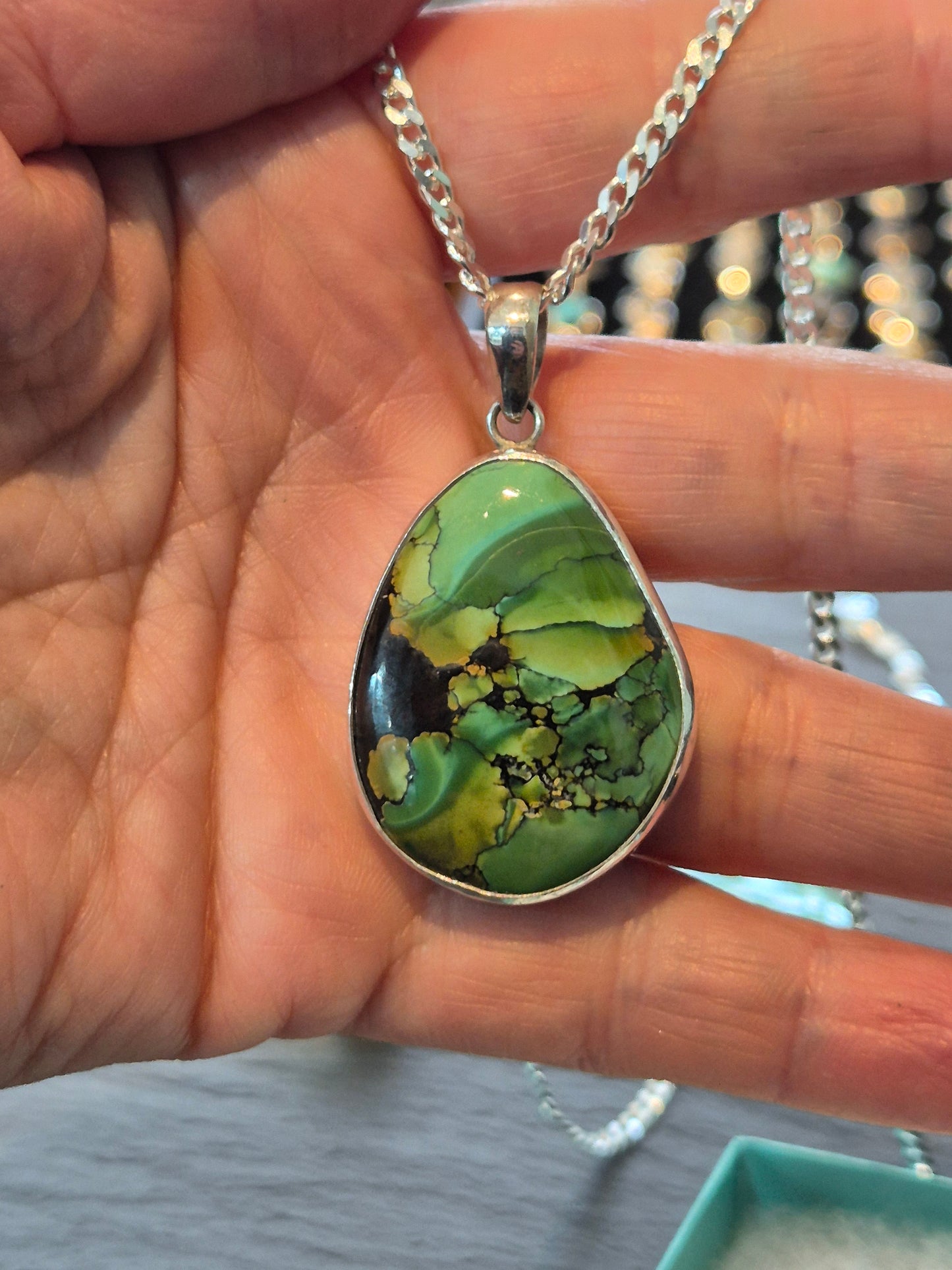 Green Turquoise pendant