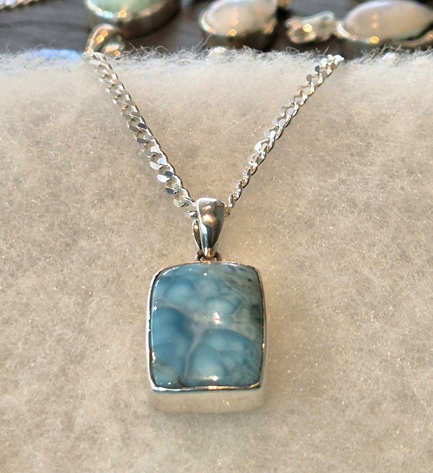 Larimar pendant