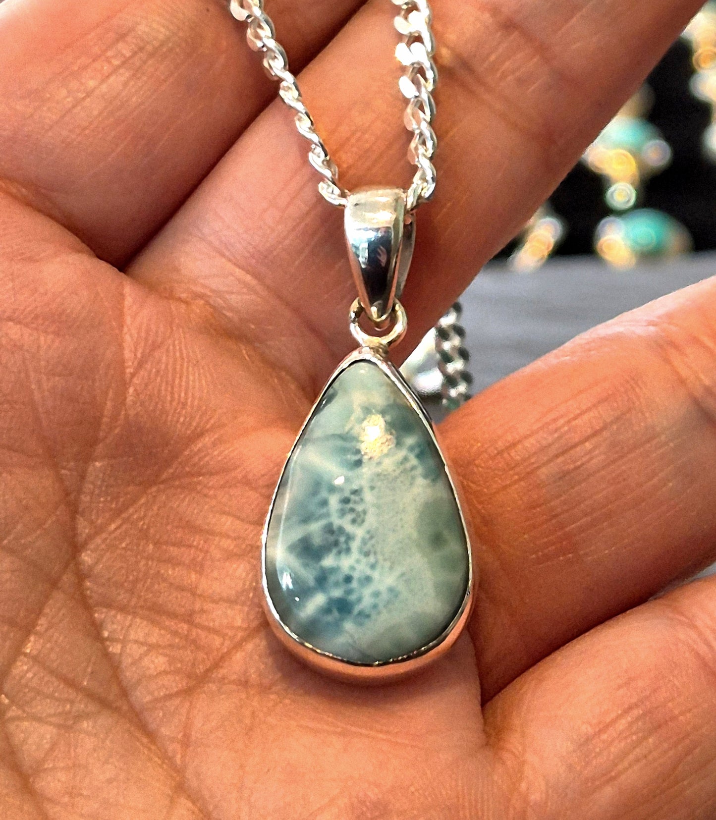 Larimar Pendant