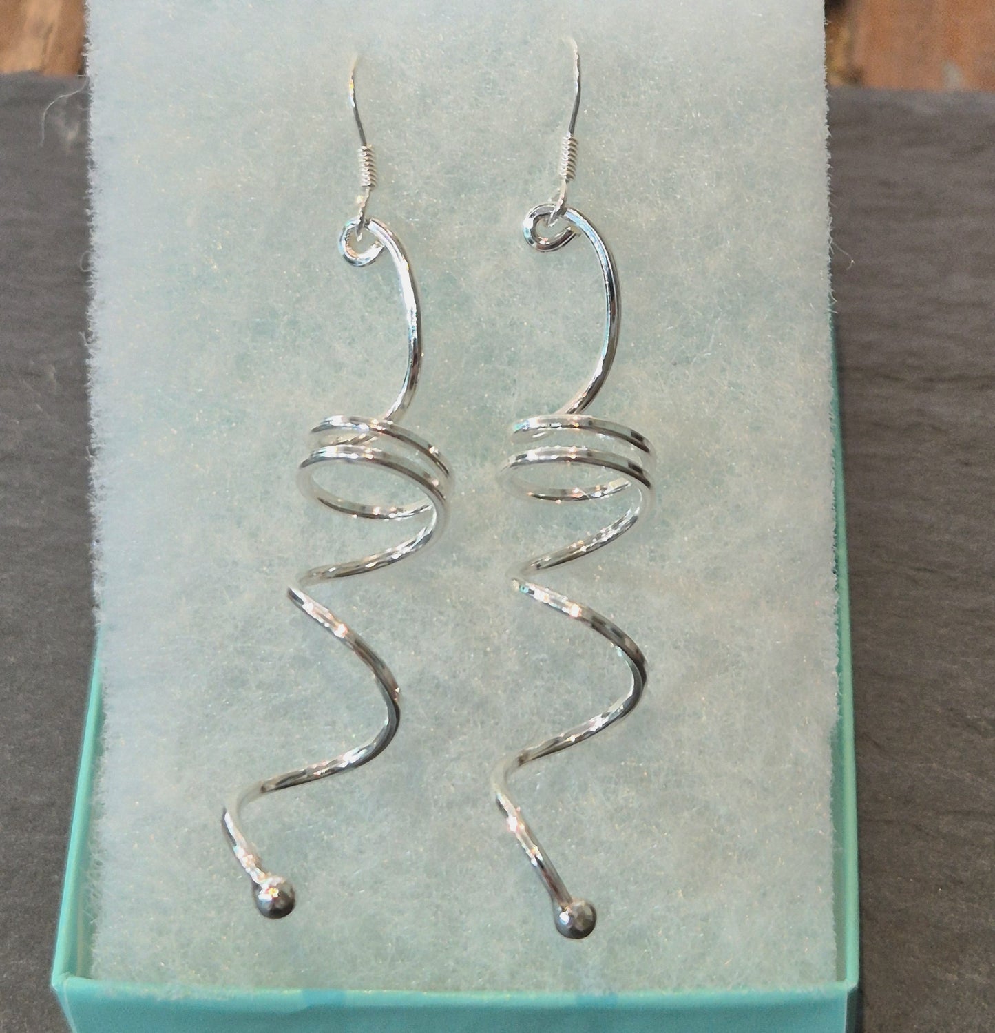 Swirl and flow earrings