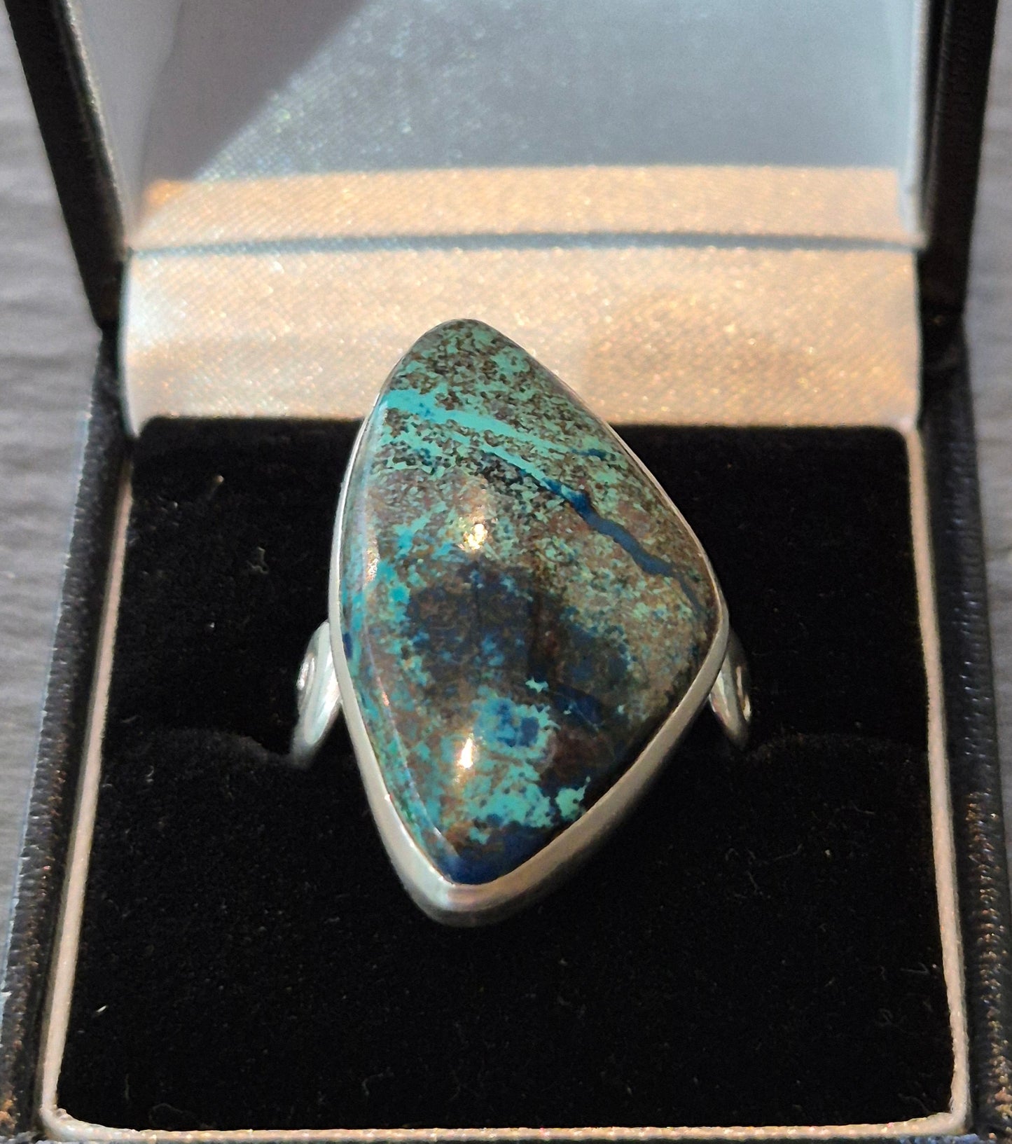 Chrysocolla Statement ring