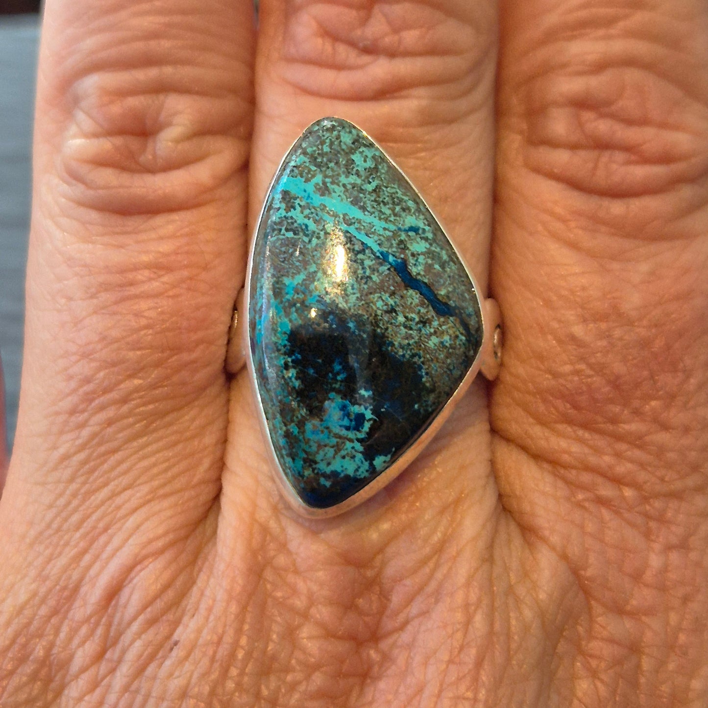 Chrysocolla Statement ring