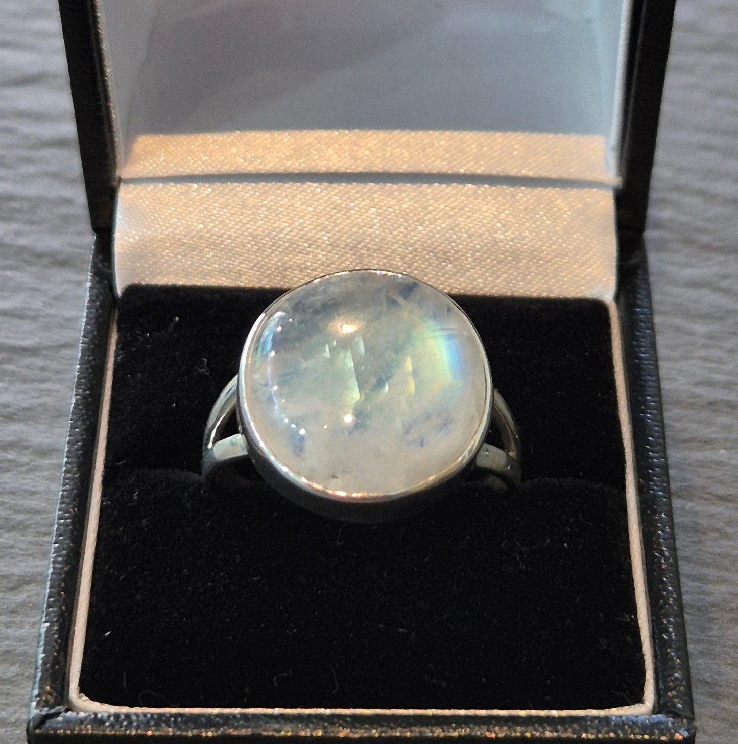 Moonstone statement ring