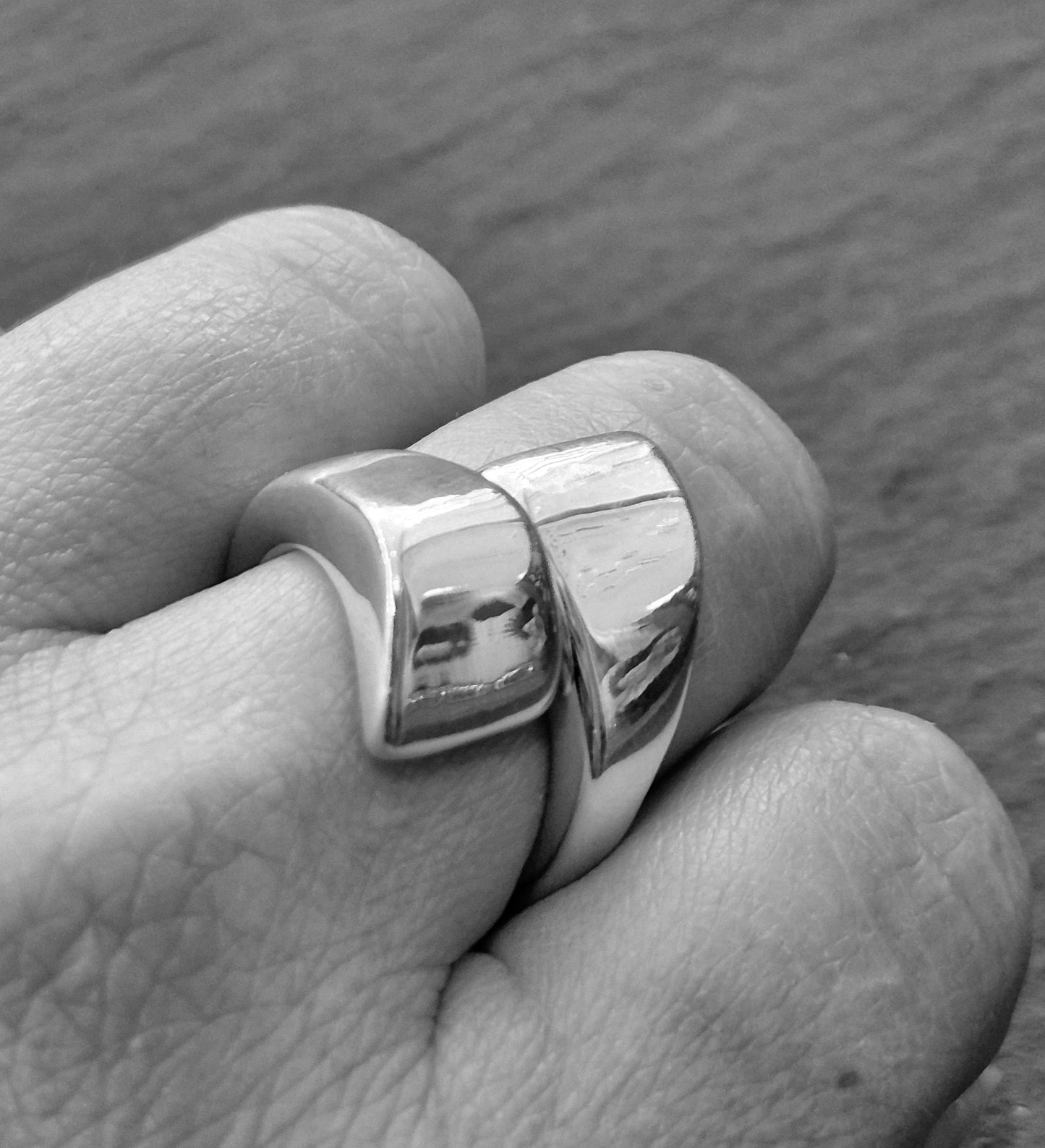 Chunky Double wrap ring