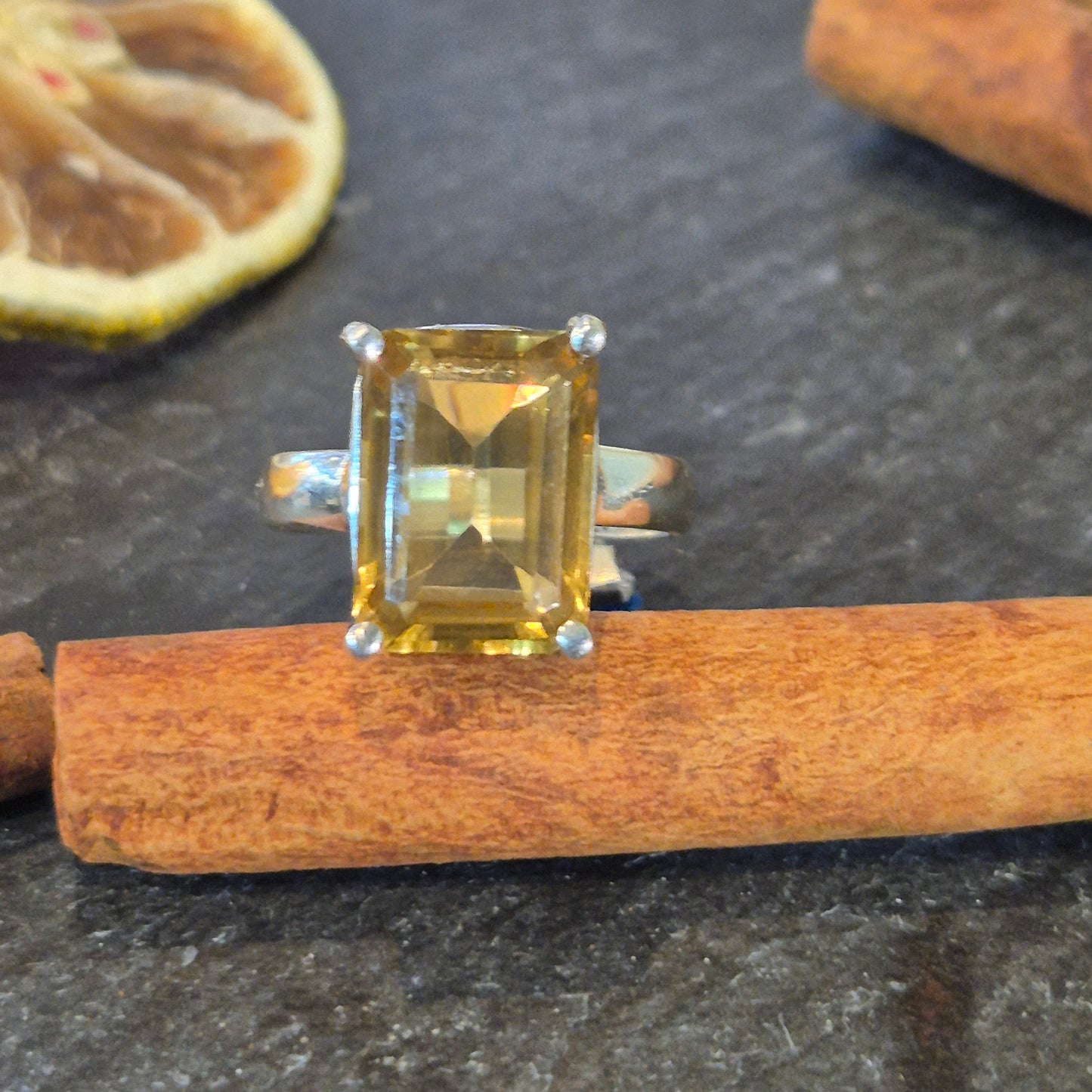 Citrine ring