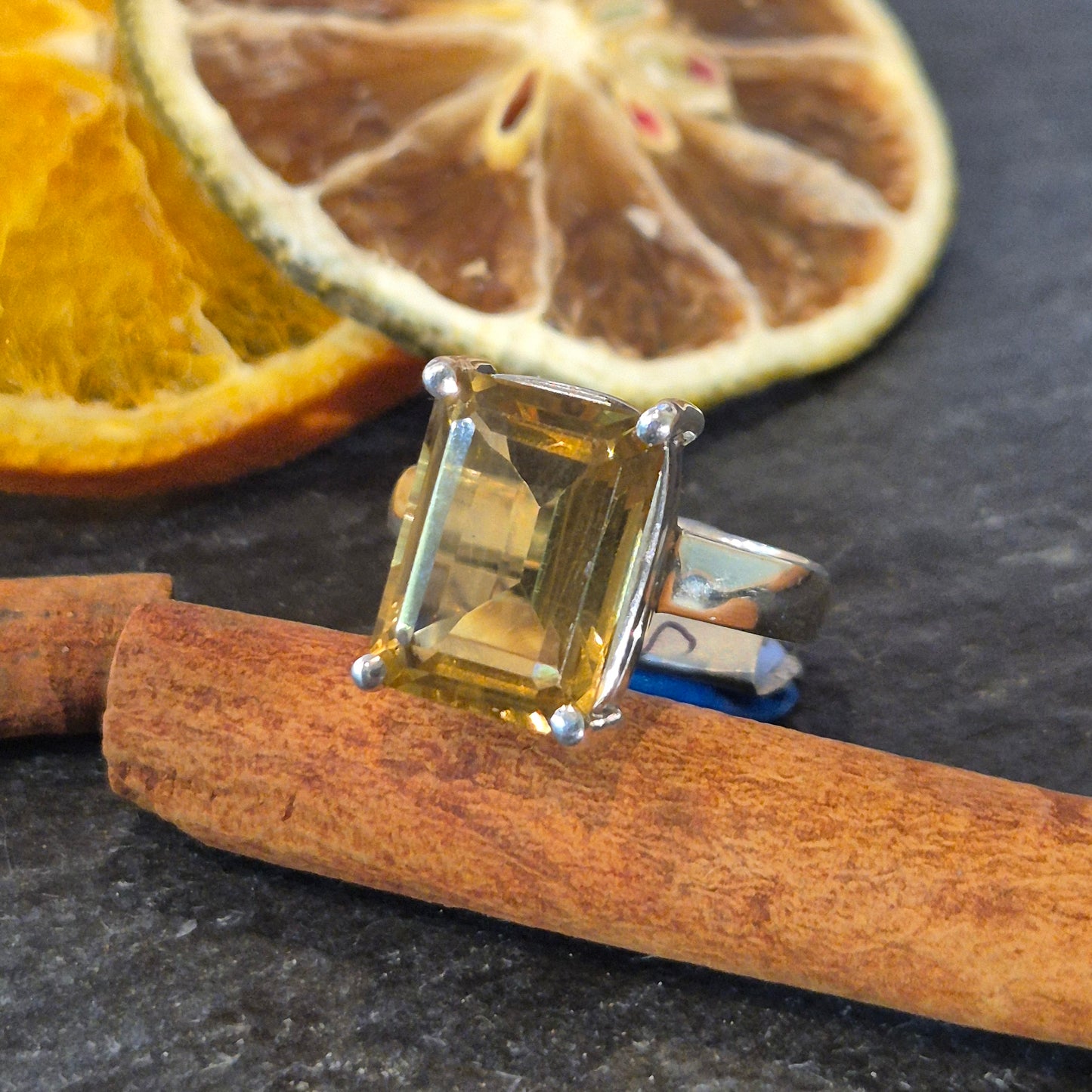 Citrine ring