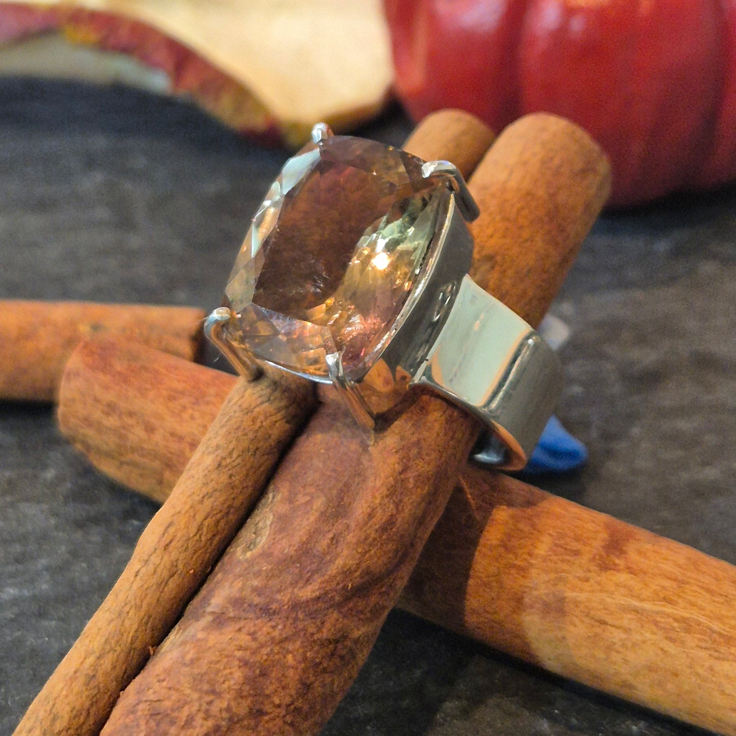 Smoky quartz rectangle